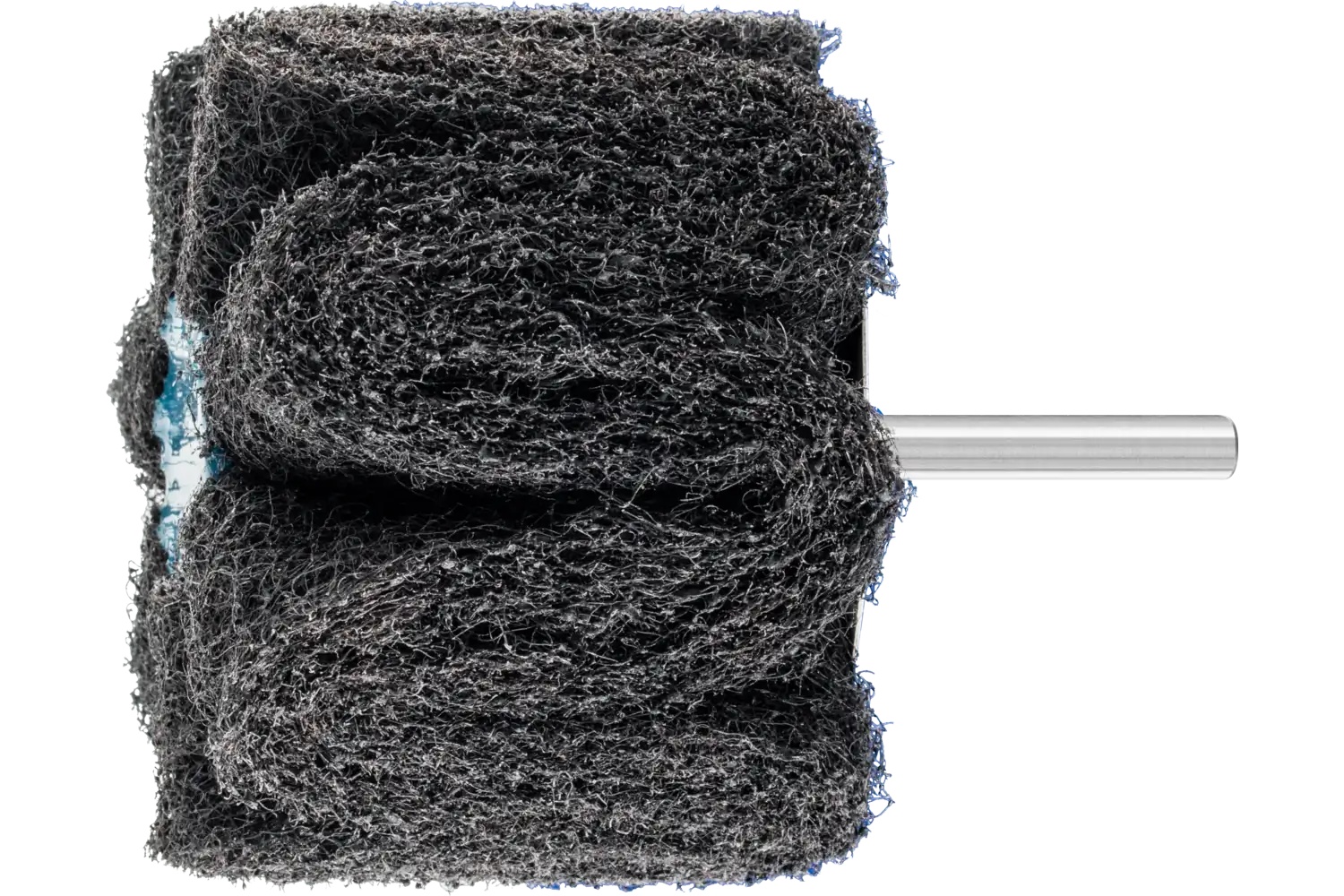 Picture of Pferd Polinox® Mounted Flap Wheel, 3" X 2, 100 Grit, Corrugated, 1/4" Shank, Silicon Carbide